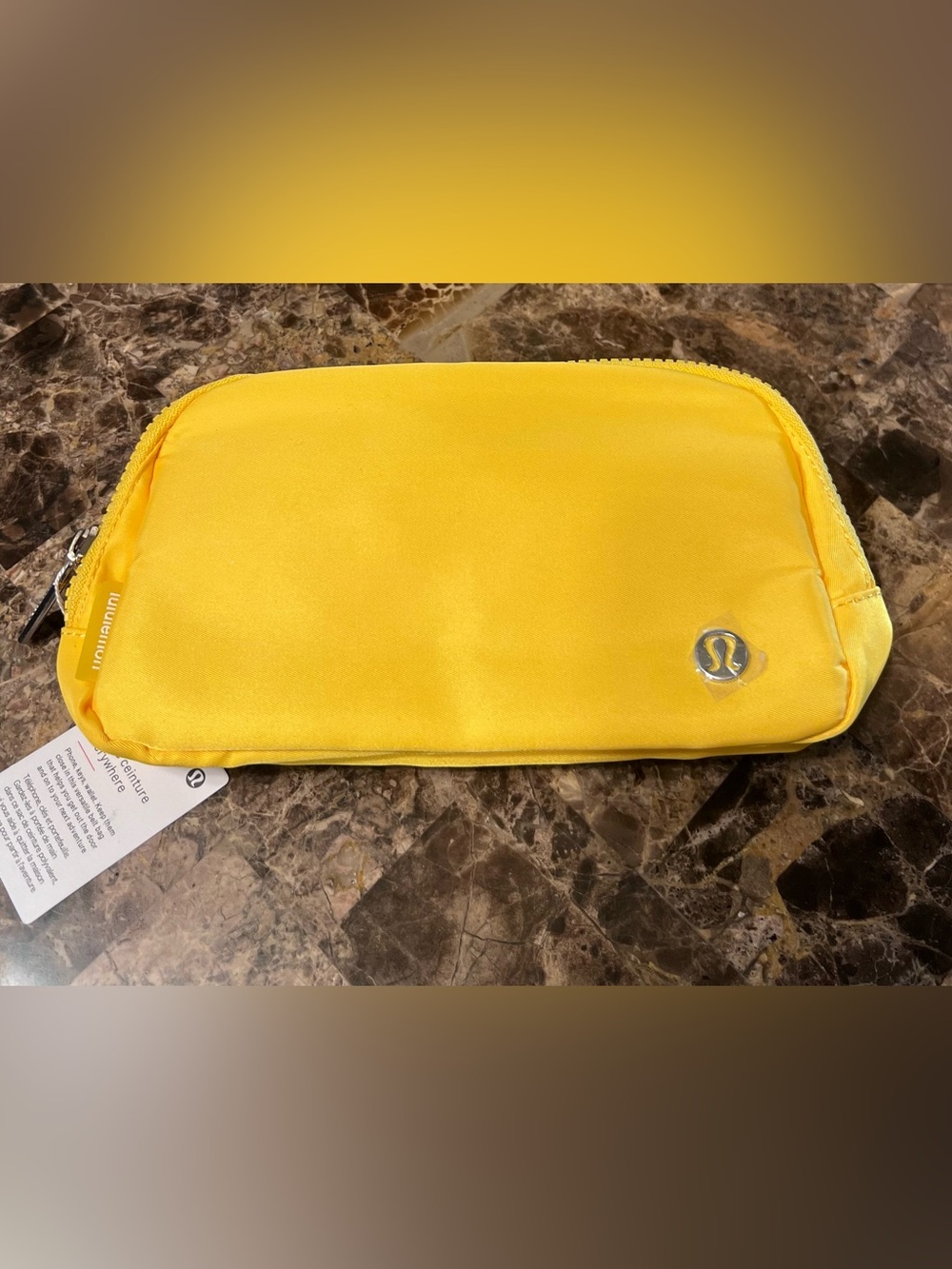 Lululemon Yellow anywhere belt bag